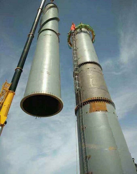 長沙新建鋼煙囪安裝流程詳解：專業(yè)、細(xì)致、安全
